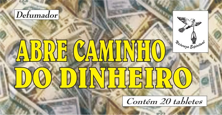 Defumador Abre Caminho do Dinheiro Natureza Espiritual