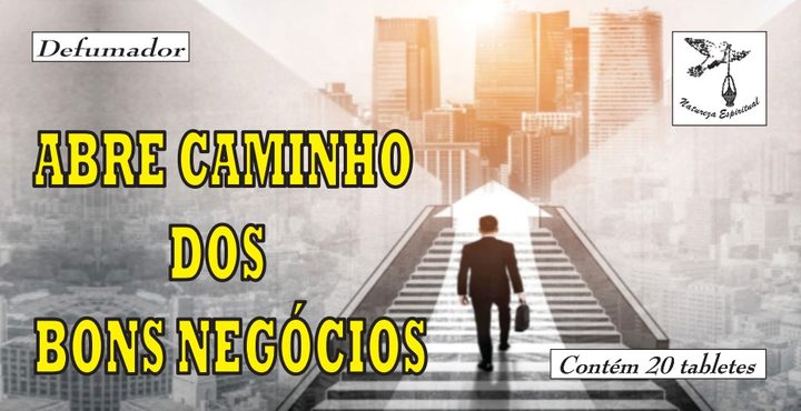 Defumador Abre Caminho dos Bons Negócios Natureza Espiritual