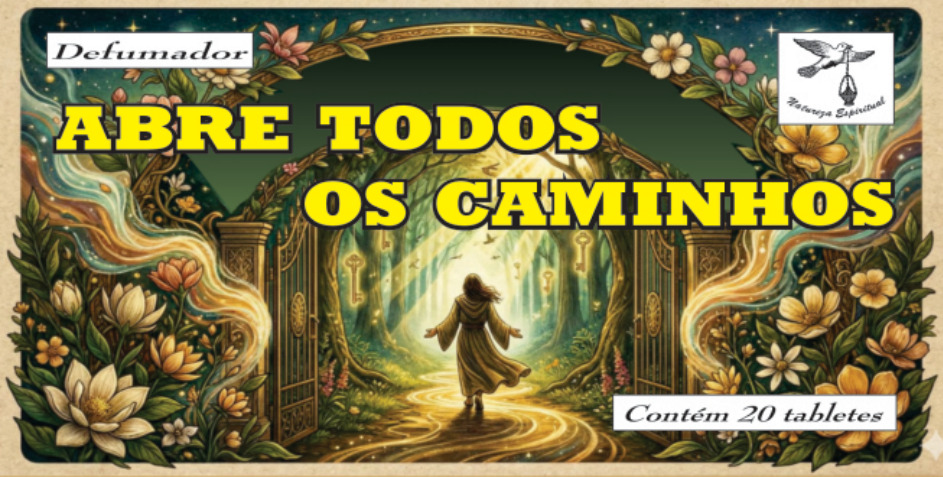 Defumador Abre Todos os Caminhos Natureza Espiritual
