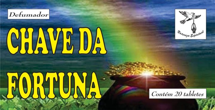 Defumador Chave da Fortuna Natureza Espiritual
