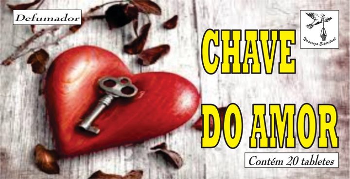 Defumador Chave do Amor Natureza Espiritual