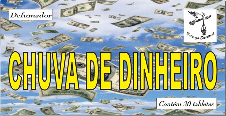 Defumador Chuva de Dinheiro Natureza Espiritual