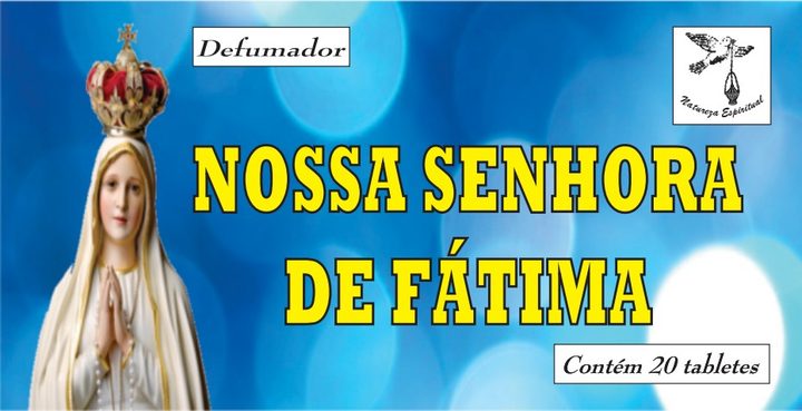 Defumador Nossa Senhora de Fátima Natureza Espiritual