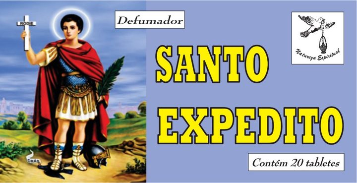 Defumador Santo Expedito Natureza Espiritual