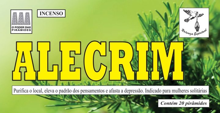 Incenso Alecrim Natureza Espiritual