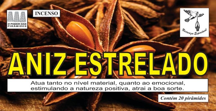 Incenso Aniz Estrelado Natureza Espiritual