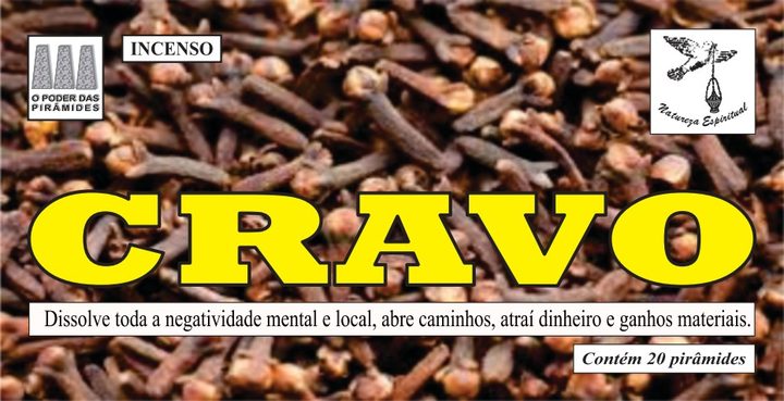 Incenso Cravo Natureza Espiritual