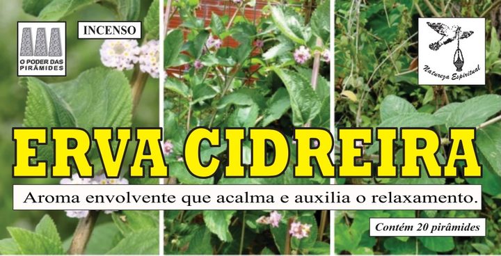 Incenso Erva Cidreira Natureza Espiritual