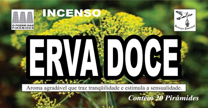 Incenso Erva Doce Natureza Espiritual