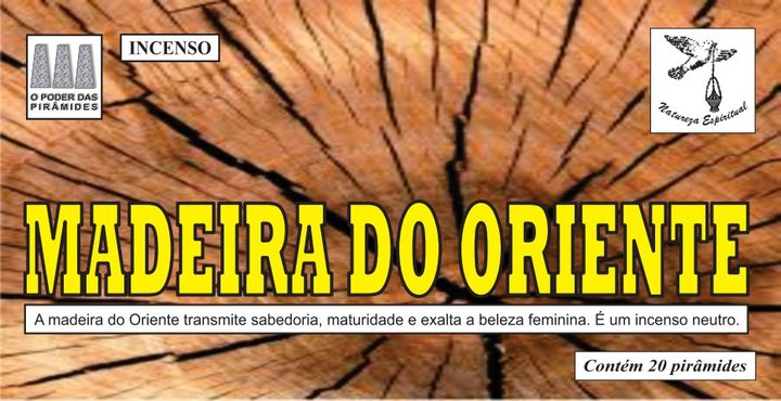 Incenso Madeira do Oriente Natureza Espiritual