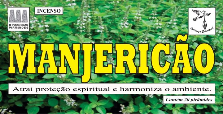 Incenso Manjericão Natureza Espiritual