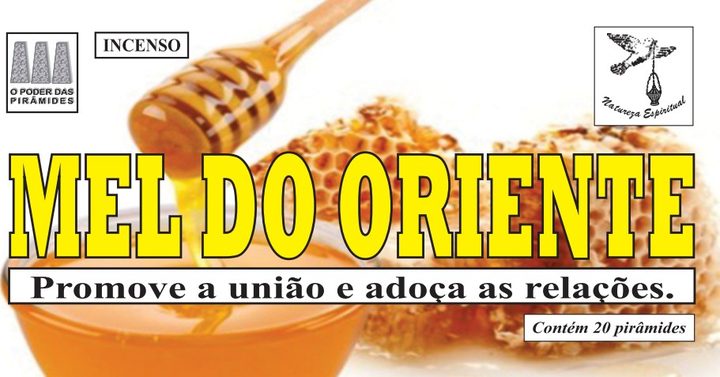 Incenso Mel do Oriente Natureza Espiritual