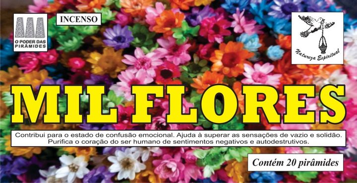 Incenso Mil Flores Natureza Espiritual