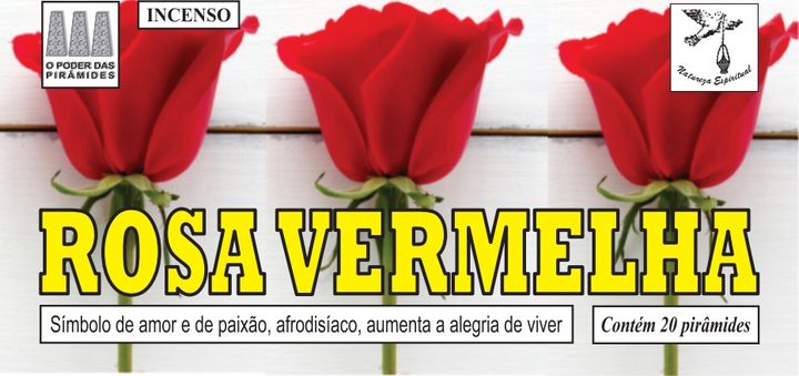 Incenso Rosa Vermelha Natureza Espiritual