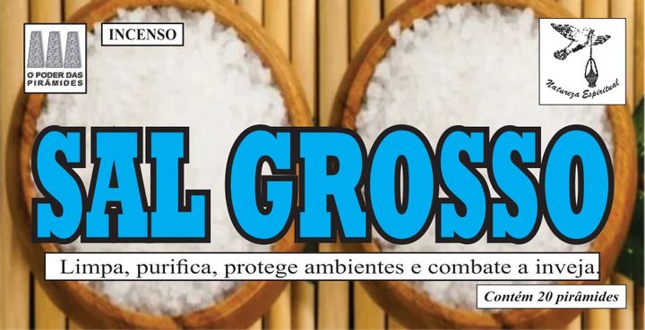 Incenso Sal Grosso Natureza Espiritual