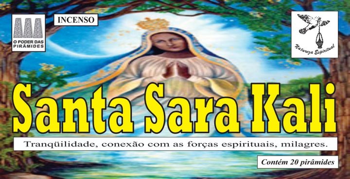 Incenso Santa Sara Kali Natureza Espiritual