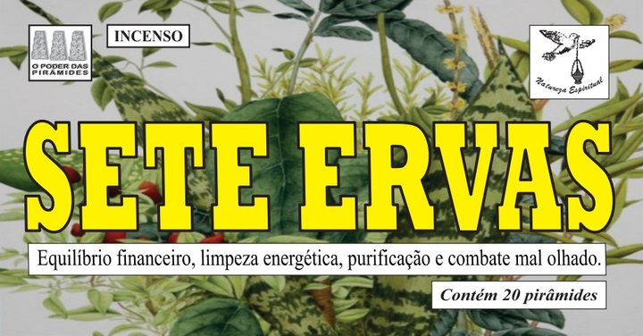 Incenso Sete Ervas Natureza Espiritual